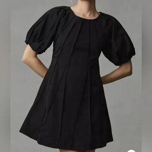Aureta x Anthropologie black dress